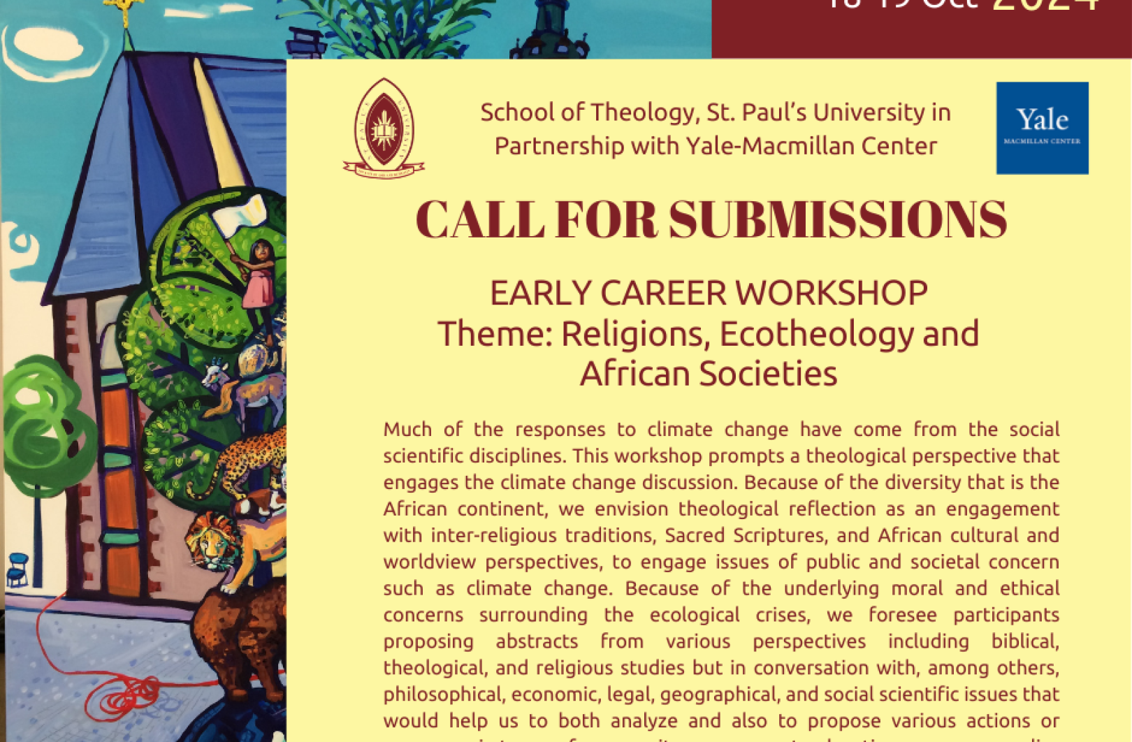 CALL FOR SUBMISSIONS - Religions, Ecotheology and African Societies